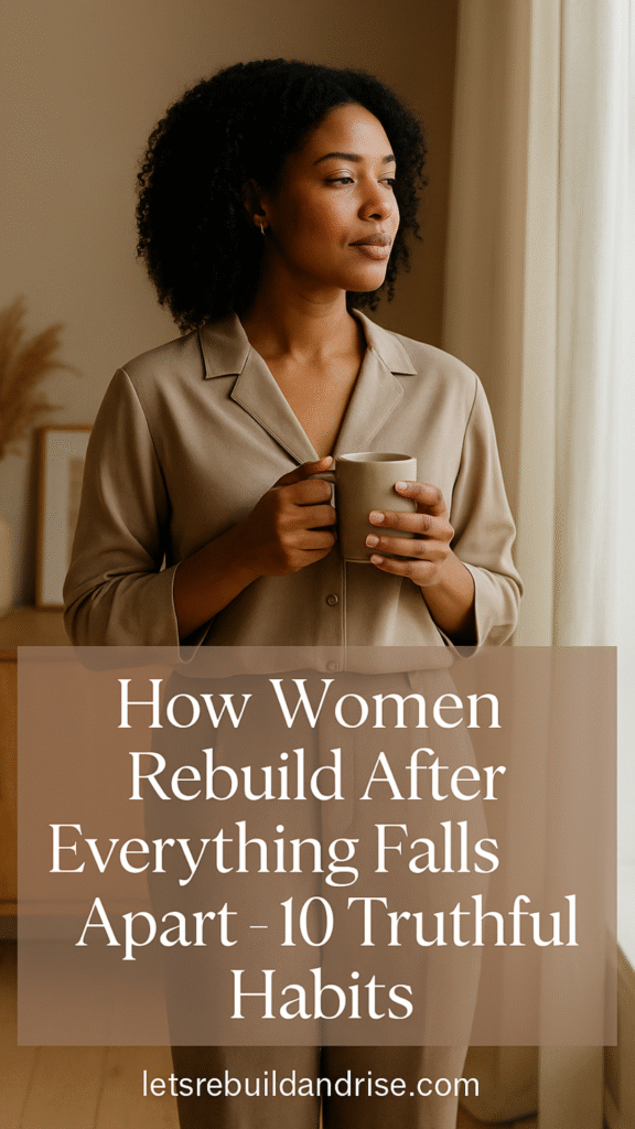 habits of women who've risen from rock bottom