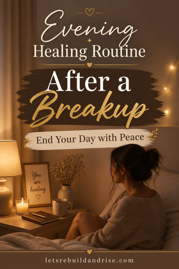 A Calming Evening Routine to Heal After a Breakup

