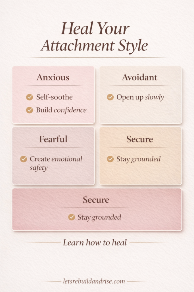How to Heal Your Attachment Style After Heartbreak (Step-by-Step Guide)