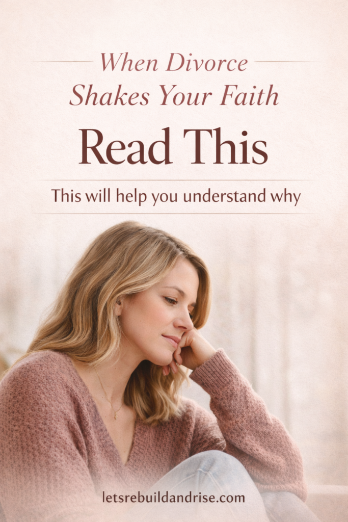 how to trust god again after divorce