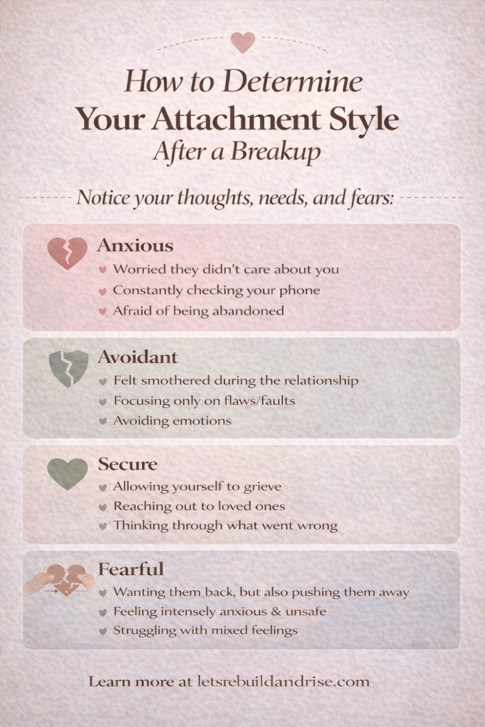 How to Identify Your Attachment Style After a Breakup
